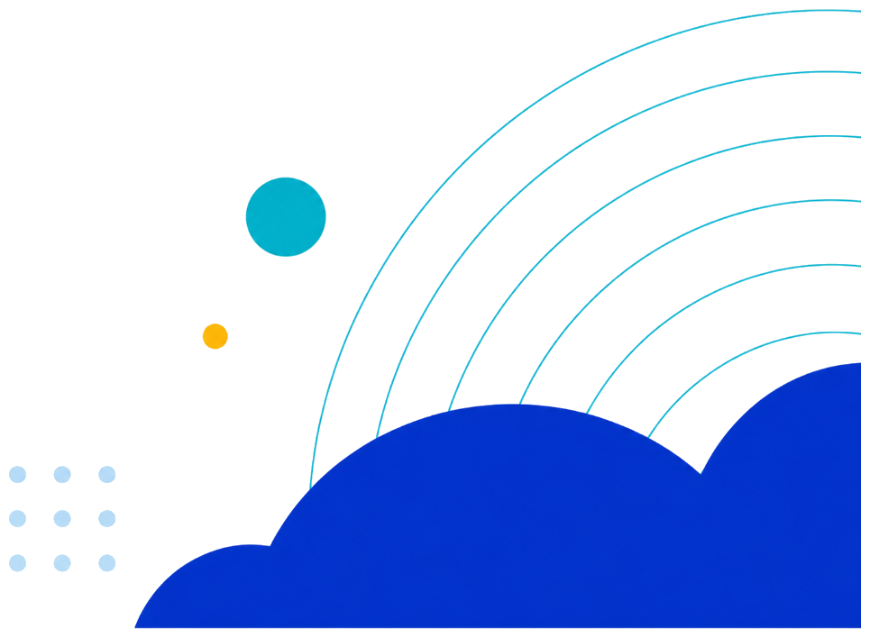 Right background cloud decoration